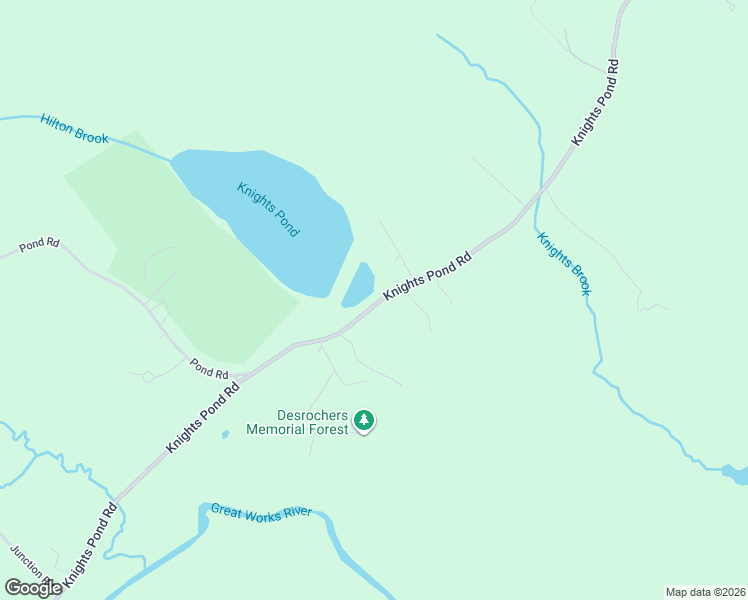 map of restaurants, bars, coffee shops, grocery stores, and more near 125 Knights Pond Road in South Berwick