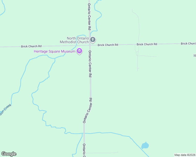 map of restaurants, bars, coffee shops, grocery stores, and more near 7078 Ontario Center Road in Ontario