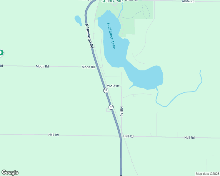 map of restaurants, bars, coffee shops, grocery stores, and more near 17539 2nd Avenue in Casnovia