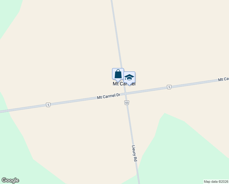 map of restaurants, bars, coffee shops, grocery stores, and more near 3185 County Road 5 in Parkhill