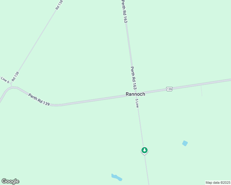 map of restaurants, bars, coffee shops, grocery stores, and more near 1772 Perth Road 139 in Rannoch