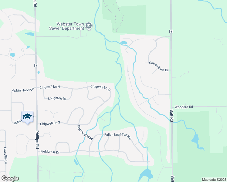 map of restaurants, bars, coffee shops, grocery stores, and more near 1478 Chigwell Lane North in Webster