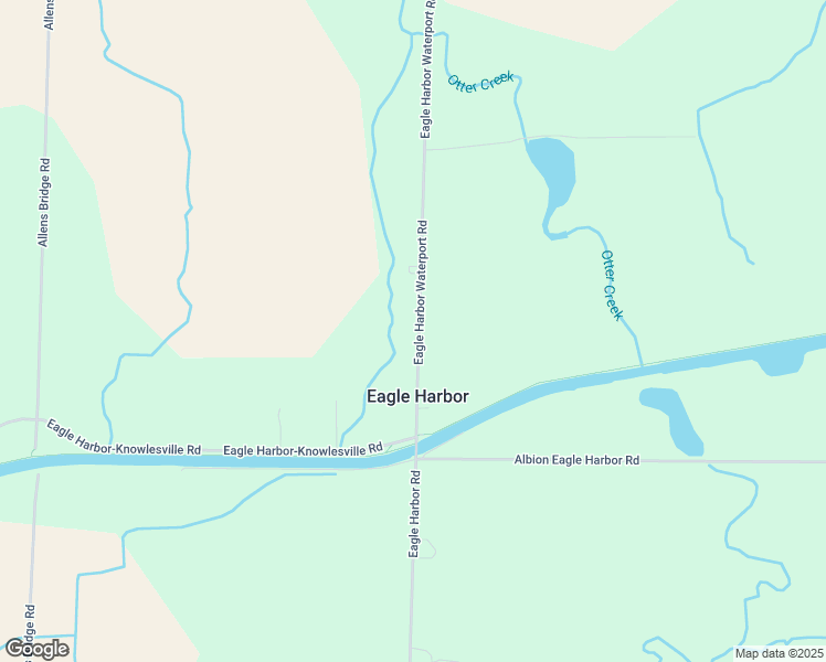 map of restaurants, bars, coffee shops, grocery stores, and more near 3312 Eagle Harbor Waterport Road in Albion