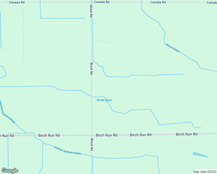 map of restaurants, bars, coffee shops, grocery stores, and more near 11655 Block Road in Birch Run