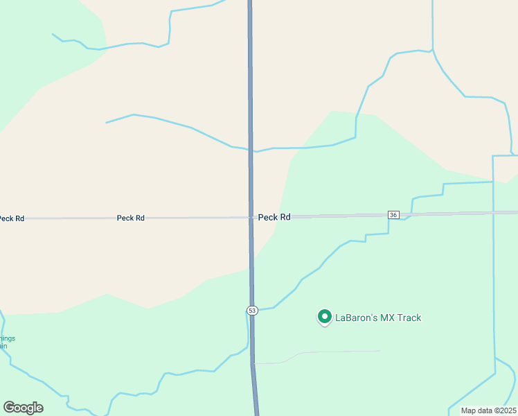 map of restaurants, bars, coffee shops, grocery stores, and more near 7520 South Van Dyke Road in Marlette