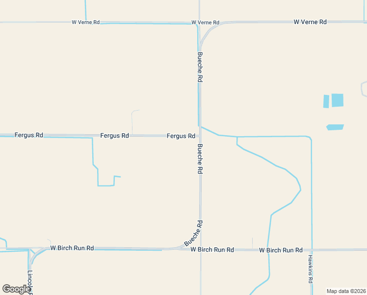 map of restaurants, bars, coffee shops, grocery stores, and more near 11540 Bueche Road in Burt