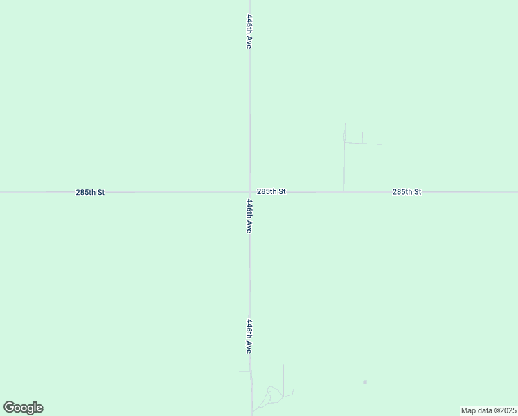 map of restaurants, bars, coffee shops, grocery stores, and more near 44605 285th Street in Hurley