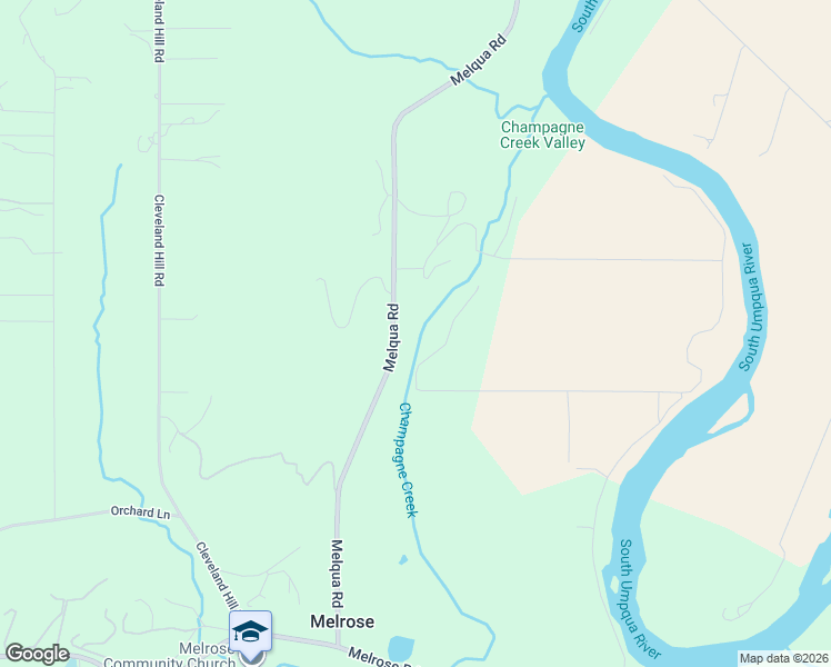 map of restaurants, bars, coffee shops, grocery stores, and more near 767 Melqua Road in Roseburg
