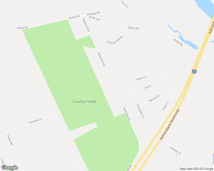 map of restaurants, bars, coffee shops, grocery stores, and more near 179 Redmond Road in Gansevoort