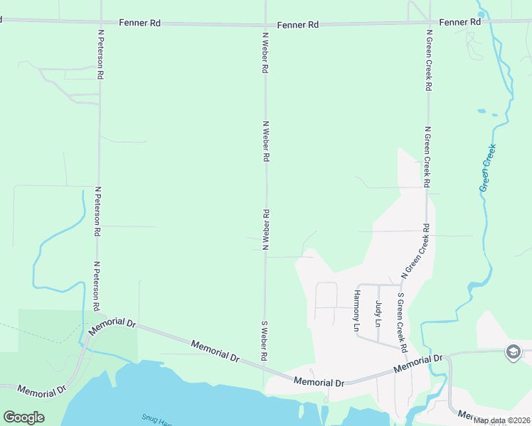map of restaurants, bars, coffee shops, grocery stores, and more near 119 North Weber Road in Muskegon