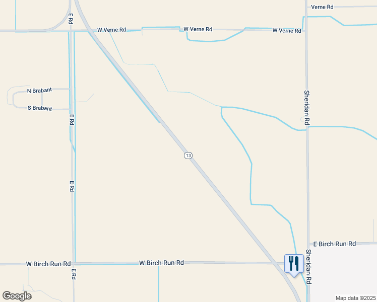 map of restaurants, bars, coffee shops, grocery stores, and more near in Burt