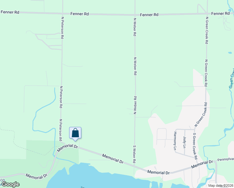 map of restaurants, bars, coffee shops, grocery stores, and more near 119 North Weber Road in Muskegon