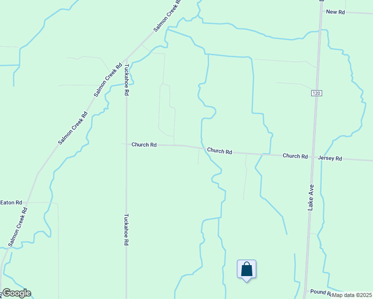 map of restaurants, bars, coffee shops, grocery stores, and more near 3890 Church Road in Williamson
