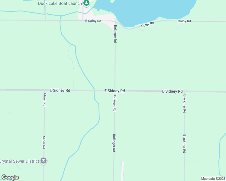 map of restaurants, bars, coffee shops, grocery stores, and more near 9489 East Sidney Road in Crystal