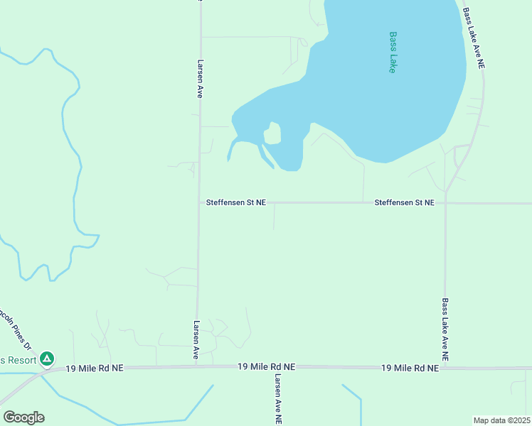 map of restaurants, bars, coffee shops, grocery stores, and more near 13330 Steffensen Street Northeast in Gowen