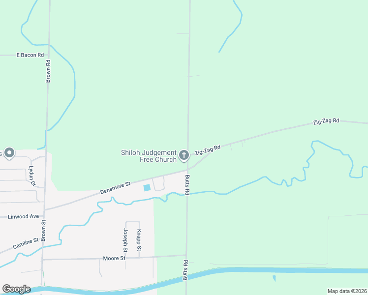 map of restaurants, bars, coffee shops, grocery stores, and more near 3268 Crandall Road in Albion