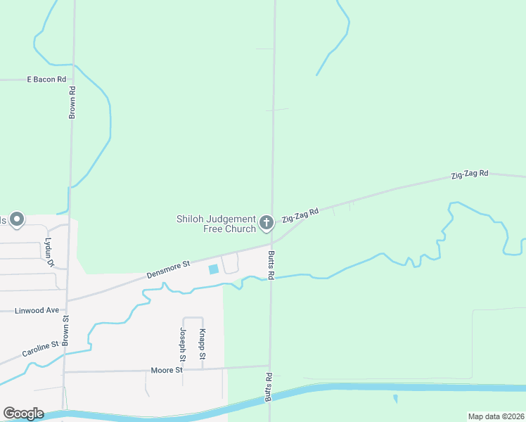 map of restaurants, bars, coffee shops, grocery stores, and more near 3268 Crandall Road in Albion