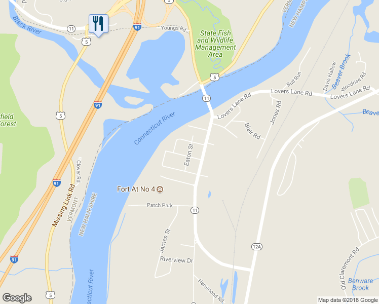 map of restaurants, bars, coffee shops, grocery stores, and more near 43 Eaton Street in Charlestown