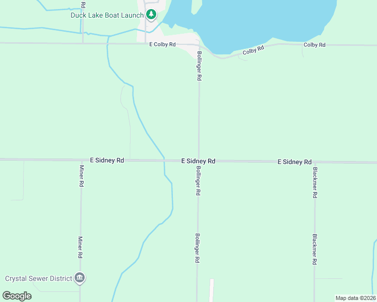 map of restaurants, bars, coffee shops, grocery stores, and more near 9489 East Sidney Road in Crystal