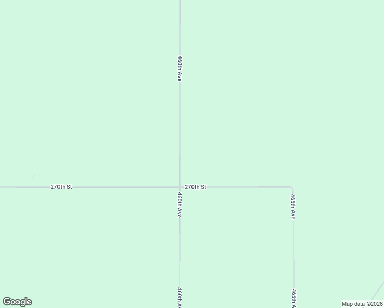 map of restaurants, bars, coffee shops, grocery stores, and more near 2680 460th Avenue in Graettinger