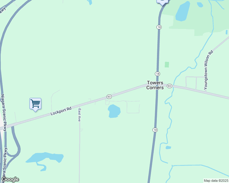 map of restaurants, bars, coffee shops, grocery stores, and more near 869 Lockport Road in Youngstown