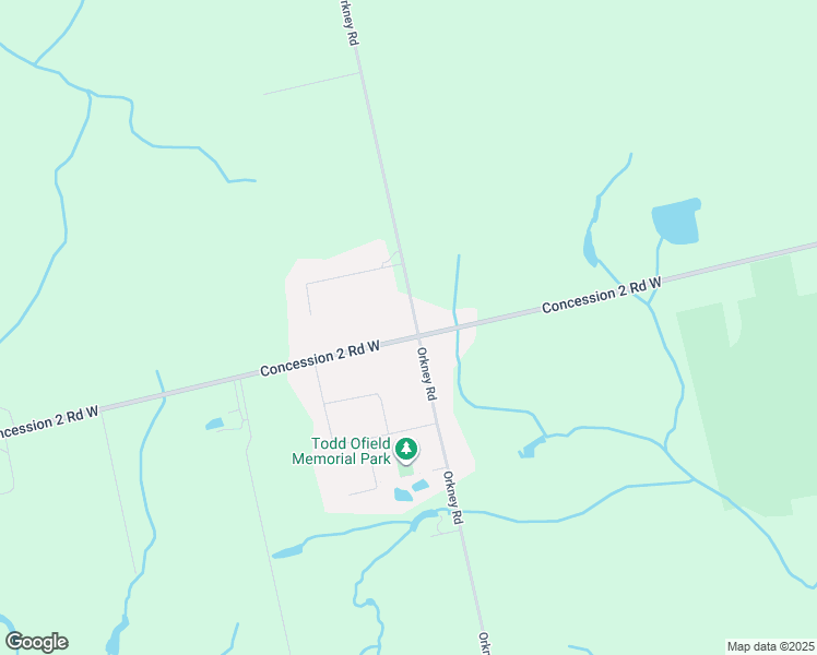 map of restaurants, bars, coffee shops, grocery stores, and more near 1585 Concession 2 Road West in Hamilton