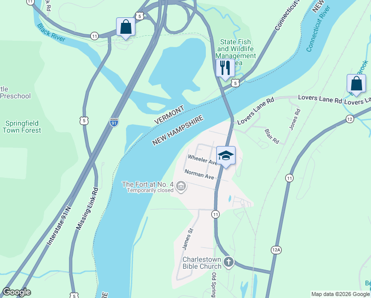 map of restaurants, bars, coffee shops, grocery stores, and more near 28 Fairbrother Avenue in Charlestown