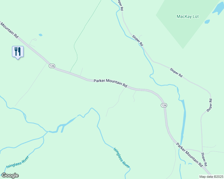map of restaurants, bars, coffee shops, grocery stores, and more near 1493 Parker Mountain Road in Strafford