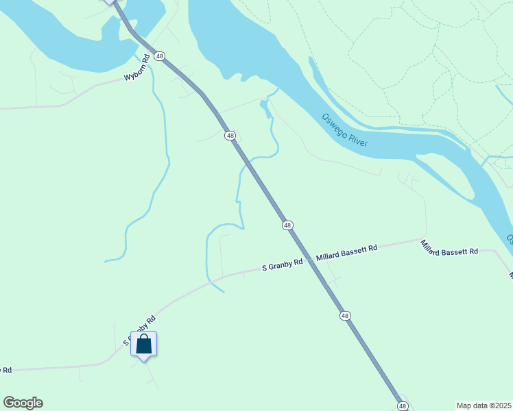 map of restaurants, bars, coffee shops, grocery stores, and more near 455 New York 48 in Fulton
