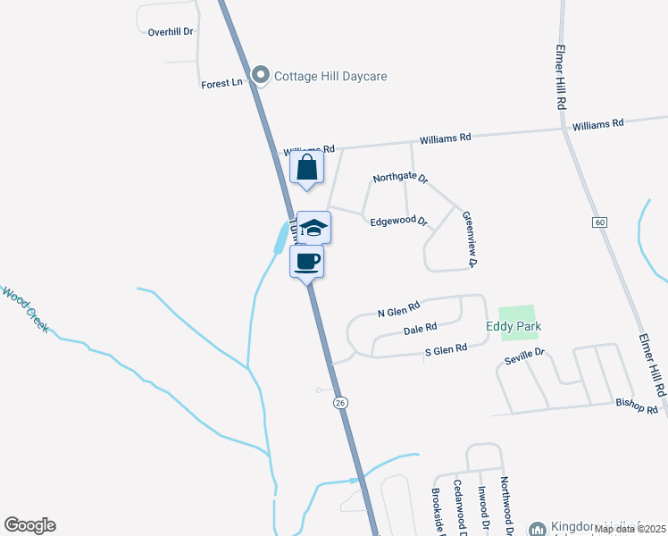 map of restaurants, bars, coffee shops, grocery stores, and more near 8194 Bielby Road in Rome