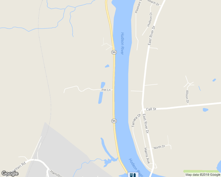 map of restaurants, bars, coffee shops, grocery stores, and more near 5085 New York 9N in Corinth