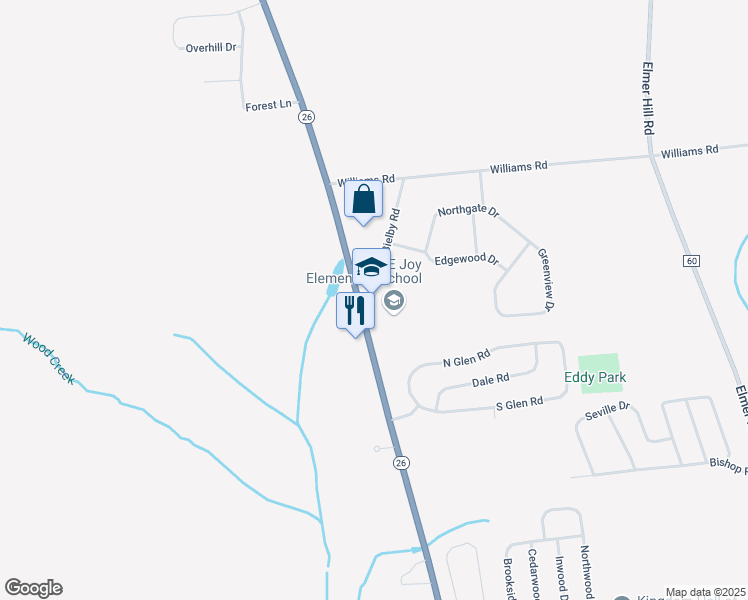 map of restaurants, bars, coffee shops, grocery stores, and more near 8194 Bielby Road in Rome