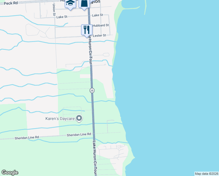 map of restaurants, bars, coffee shops, grocery stores, and more near 5881 Lakeshore Road in Lexington