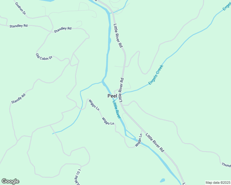 map of restaurants, bars, coffee shops, grocery stores, and more near 115 Peel Loop Lane in Glide