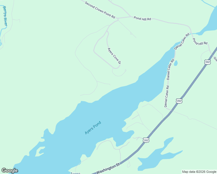 map of restaurants, bars, coffee shops, grocery stores, and more near 18 Treehouse Way in Barrington