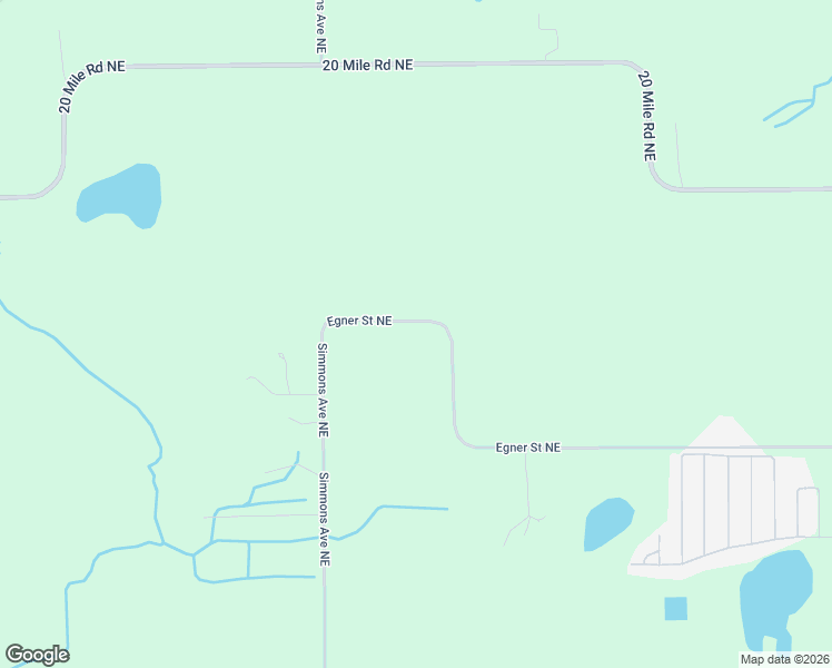 map of restaurants, bars, coffee shops, grocery stores, and more near 3320 Egner Street Northeast in Cedar Springs
