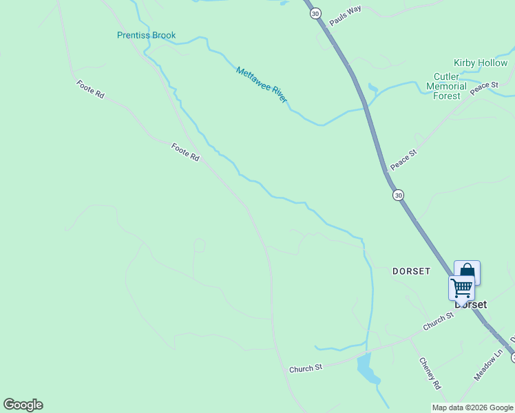 map of restaurants, bars, coffee shops, grocery stores, and more near 3575 Dorset West Road in Dorset