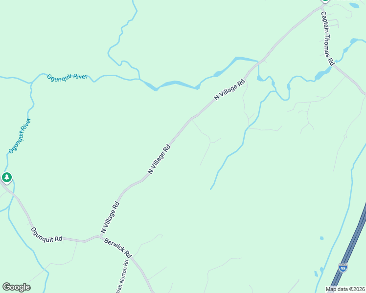 map of restaurants, bars, coffee shops, grocery stores, and more near 407 North Village Road in Ogunquit