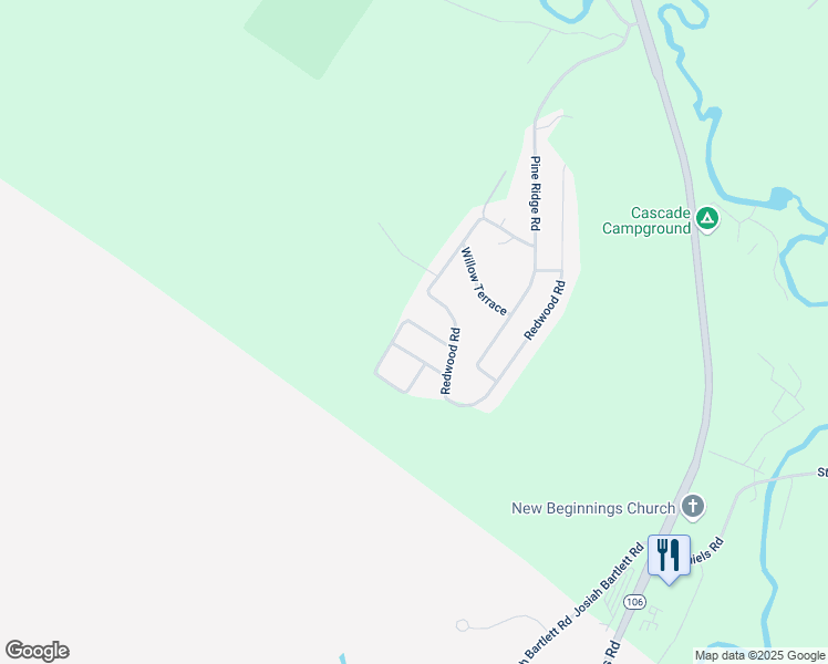 map of restaurants, bars, coffee shops, grocery stores, and more near 19 Chestnut Circle in Loudon