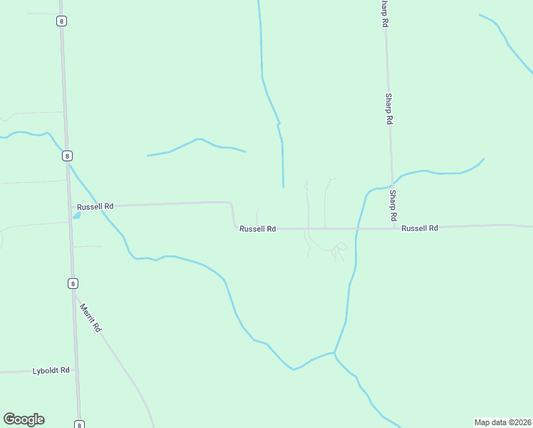 map of restaurants, bars, coffee shops, grocery stores, and more near 190 Russell Road in Fulton