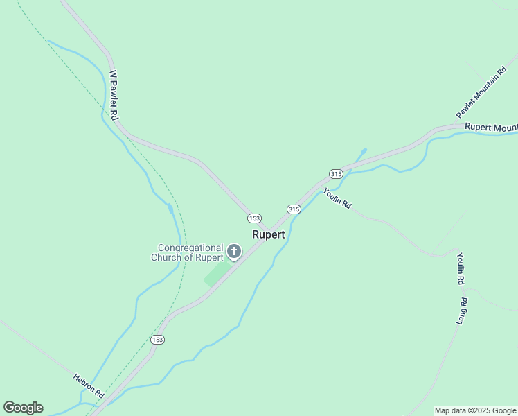 map of restaurants, bars, coffee shops, grocery stores, and more near 3044 Vermont 153 in Rupert