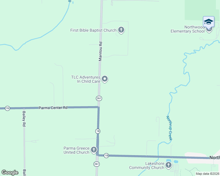 map of restaurants, bars, coffee shops, grocery stores, and more near 1100 Manitou Road in Hilton