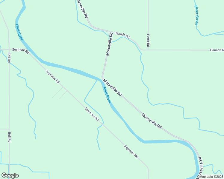 map of restaurants, bars, coffee shops, grocery stores, and more near 12298 Morseville Road in Birch Run