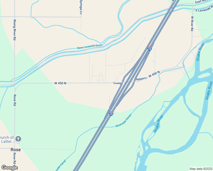 map of restaurants, bars, coffee shops, grocery stores, and more near 79 West 450 North in Blackfoot