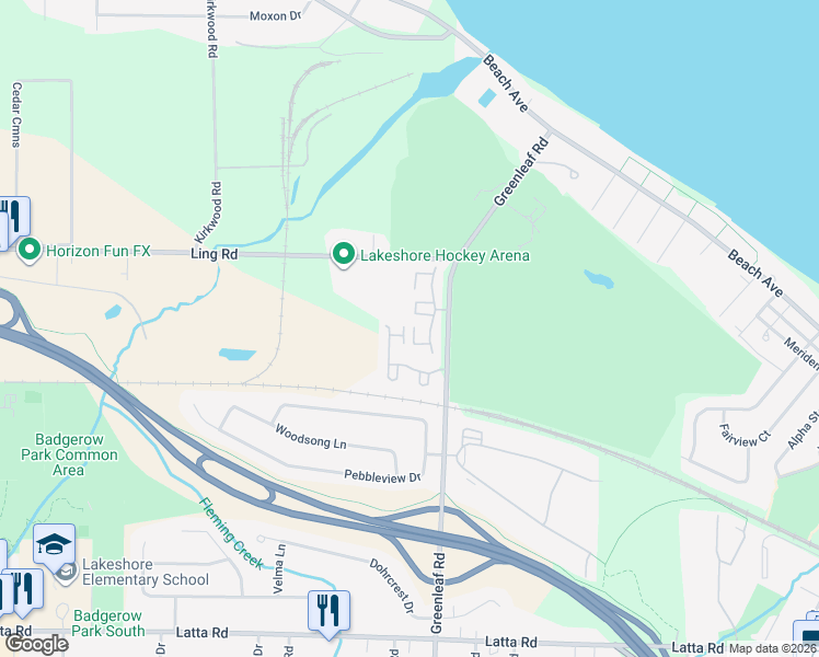 map of restaurants, bars, coffee shops, grocery stores, and more near 8 Amalia Court in Rochester