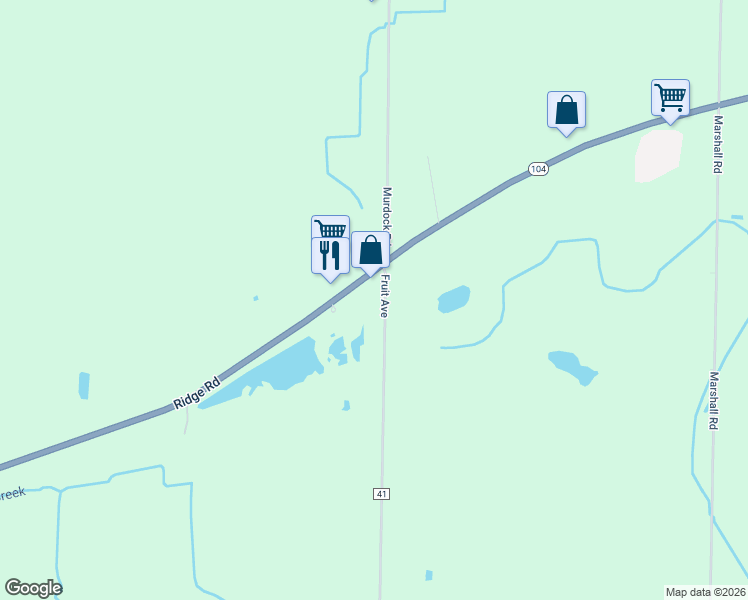 map of restaurants, bars, coffee shops, grocery stores, and more near 3110 Fruit Avenue in Medina
