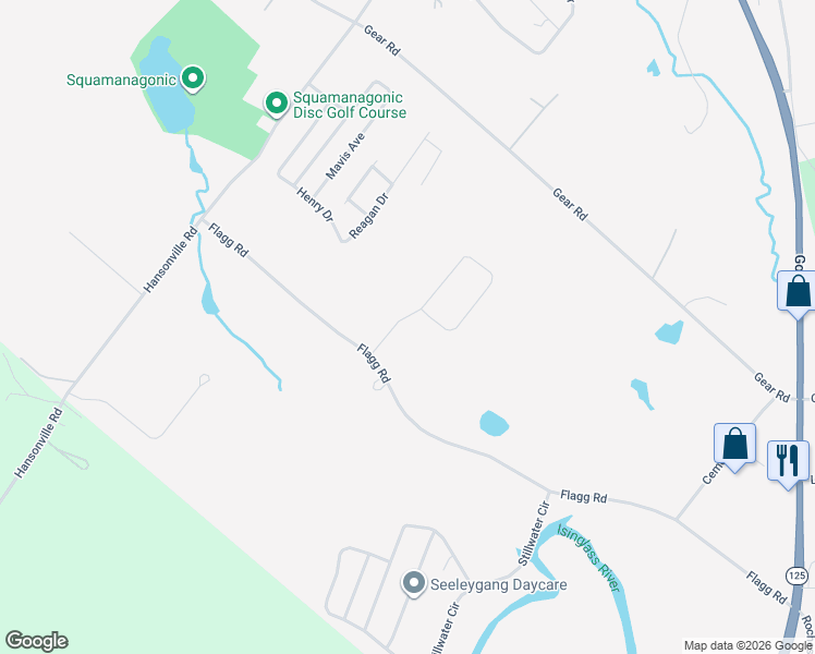 map of restaurants, bars, coffee shops, grocery stores, and more near 123 Flagg Road in Rochester