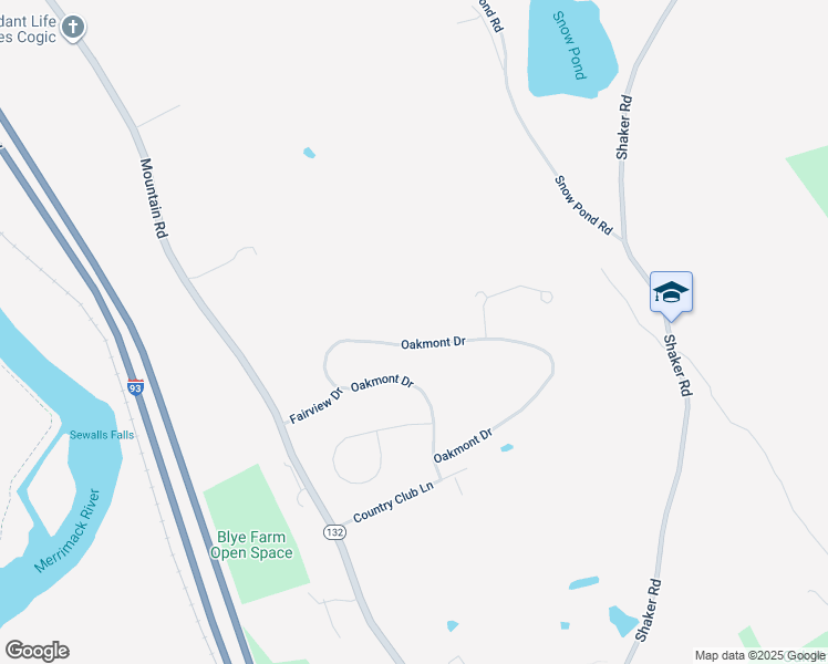 map of restaurants, bars, coffee shops, grocery stores, and more near 37 Oakmont Drive in Concord