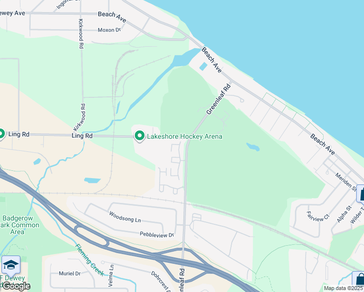 map of restaurants, bars, coffee shops, grocery stores, and more near 1026B Greenleaf Road in Rochester