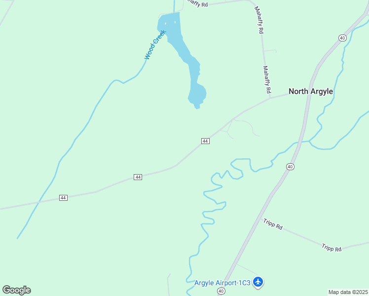 map of restaurants, bars, coffee shops, grocery stores, and more near 325 County Road 44 in Argyle